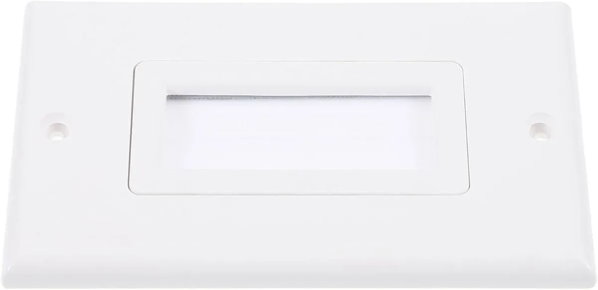 Brush Wall Plate Cable Pass Through Insert for Management Home Theater