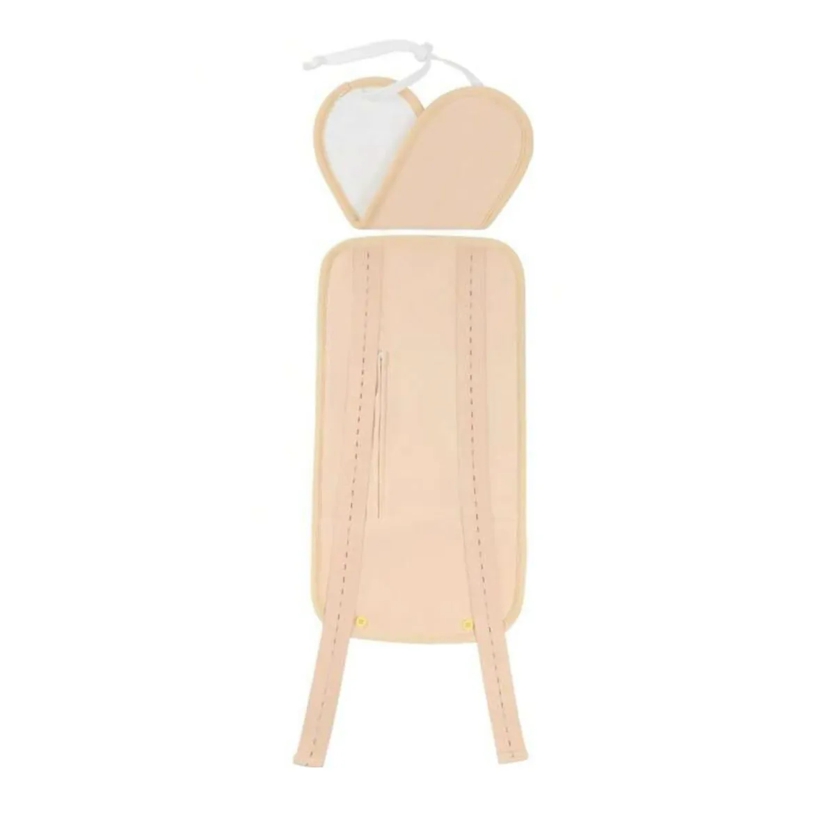 Castor Oil Pack Wrap 2 Piece Comfort Soft - Brown