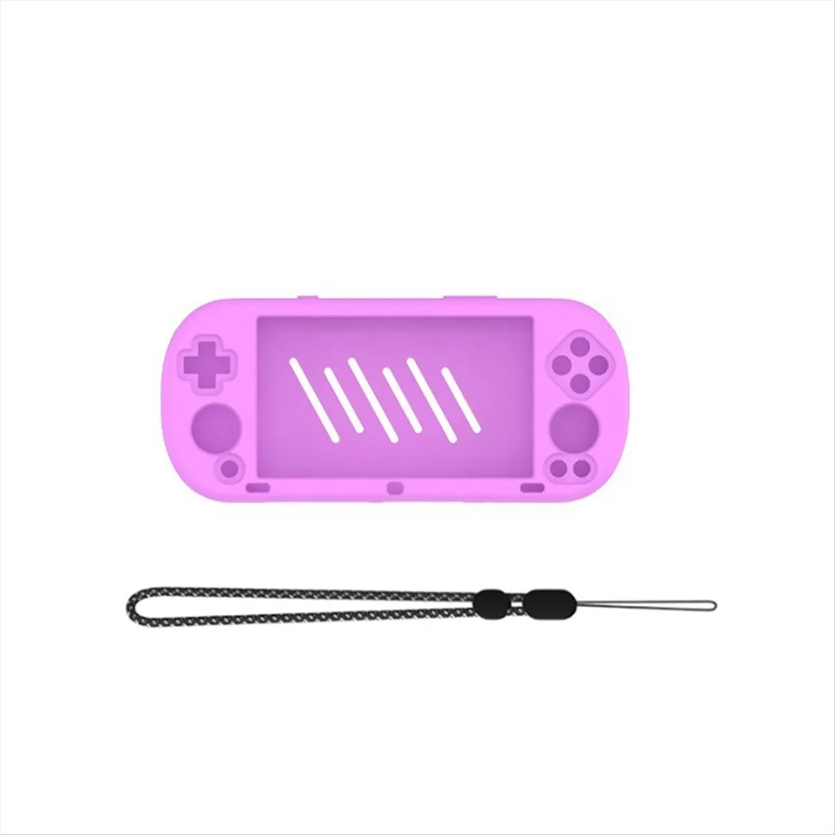 Game Console Silicone Case Drop-Proof Shockproof Cover Purple