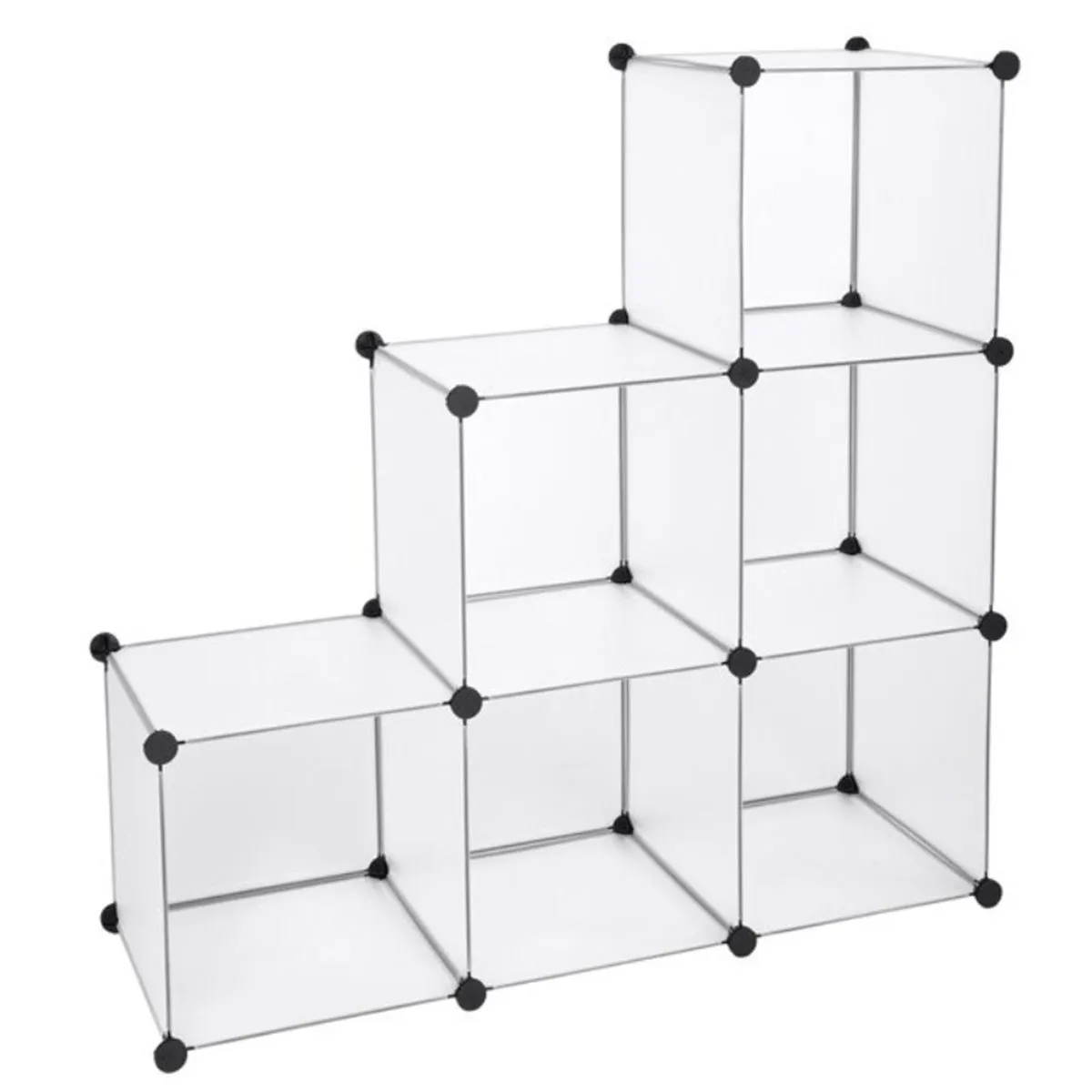Modular 6-Cube Closet Organizer Home Space Saving Storage Rack