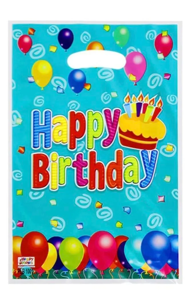 30 Piece Birthday Plastic Candy Bags Party Accessory