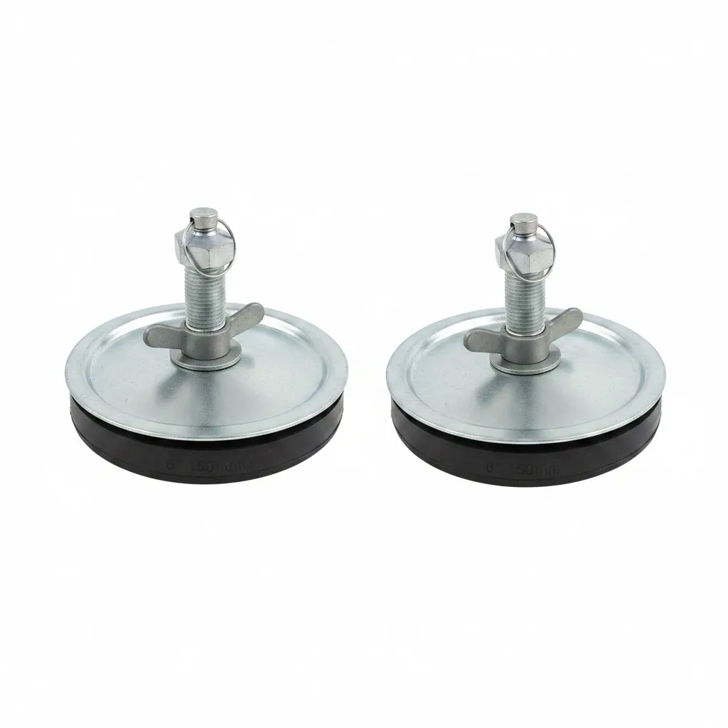 Krafft Steel Drain Test Plug 150mm for Air and Water Testing - 2 Pack
