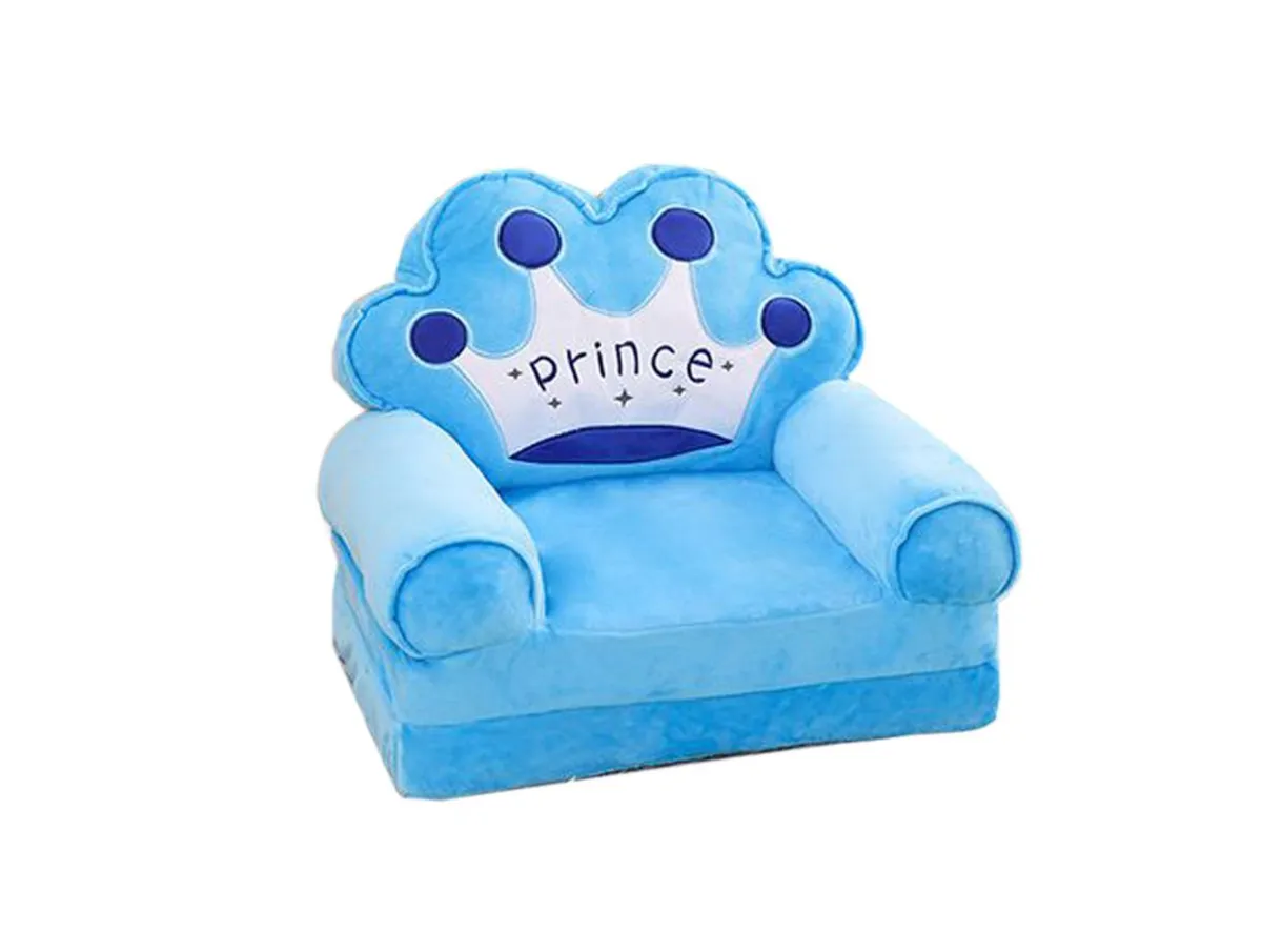 Expandable Baby Sofa Chair Stool Lazy Tatami Single Cushion - Blue-Prince 