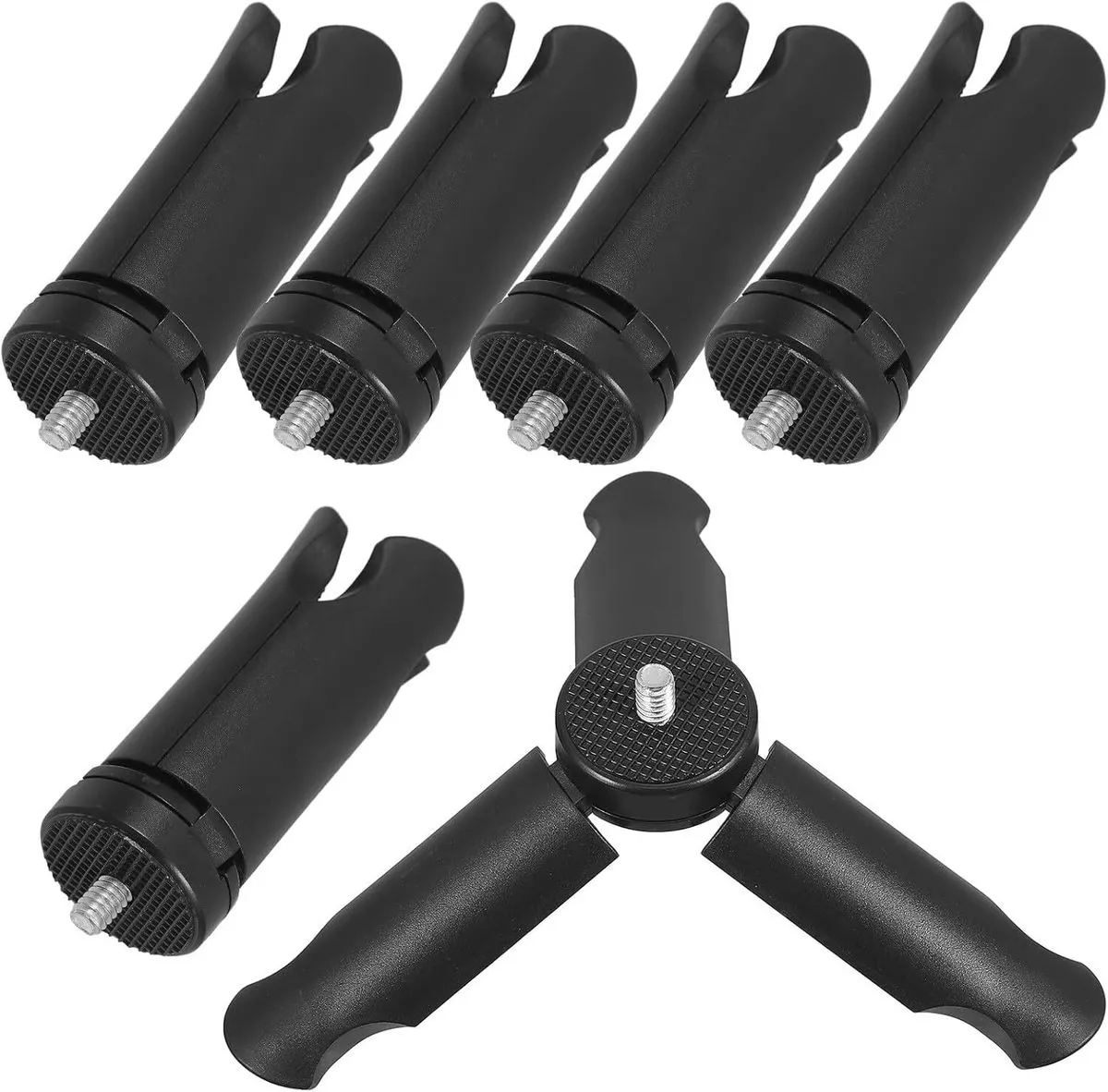 Mini Tripod Stand with 1/4 Inch Screw Mount Adapter, Portable Foldable