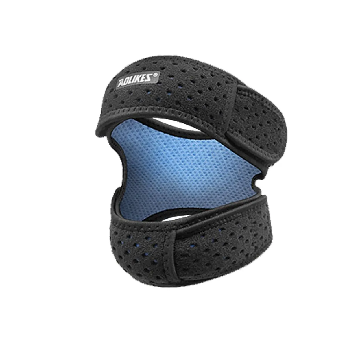 AOLIKES Adjustable Patella Protector Patella Knee Brace Support Strap - Black