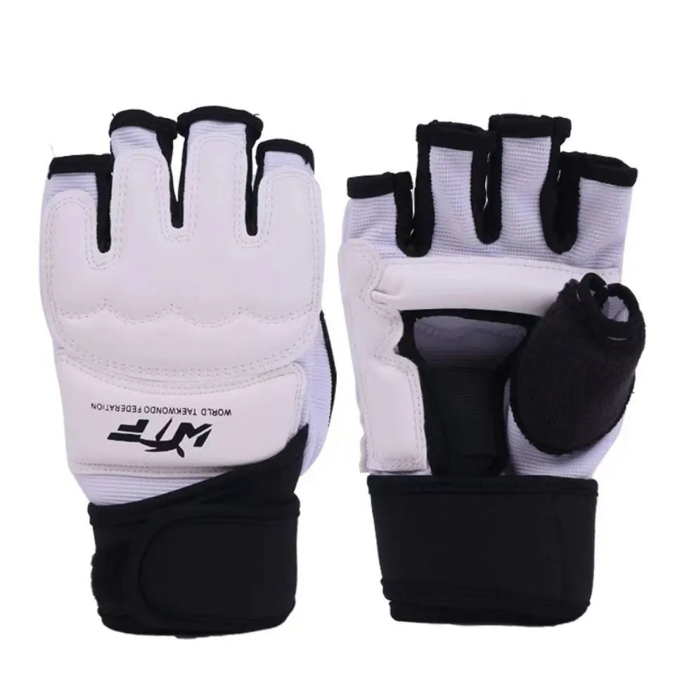Kids Half Finger Boxing Muay Thai Sports Gloves Padded Hand Protection