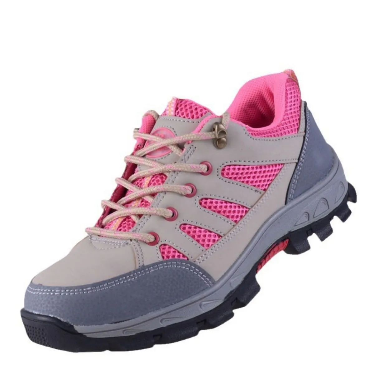 Women's Safety Shoes Steel Toe Work Shoes Girls Hiking Outdoor Shoes