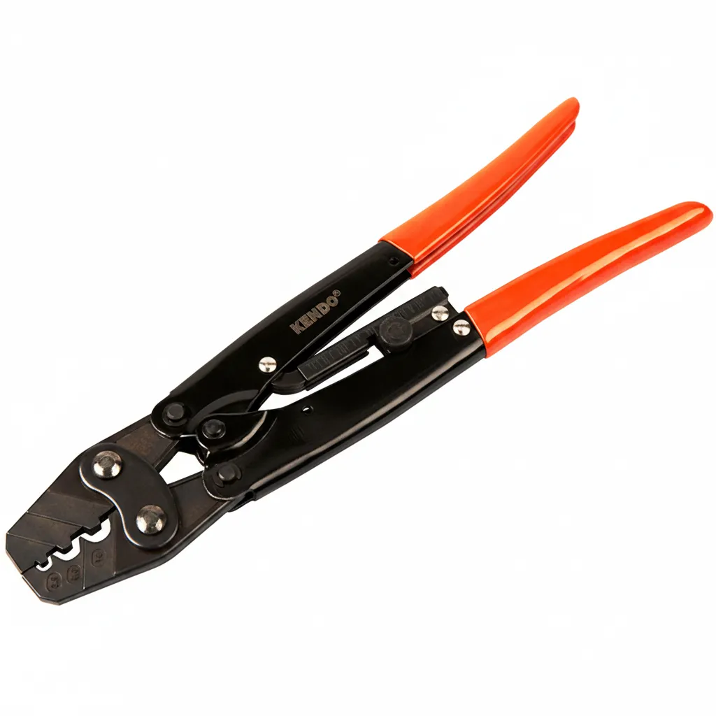 Kendo Professional Flat Crimping Plier for Electrical Connectors
