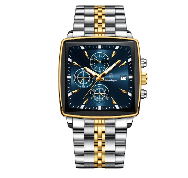 YLT Square Men's Watch, Quartz Watch