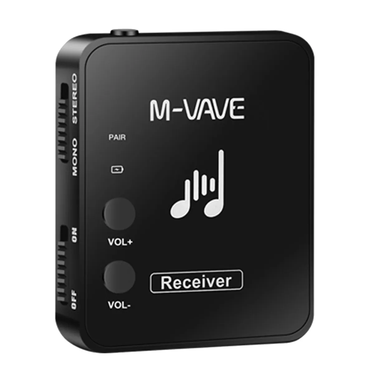 M-VAVE 2.4G Wireless Earphone Monitor Rechargeable Guitar Beltpack Receiver