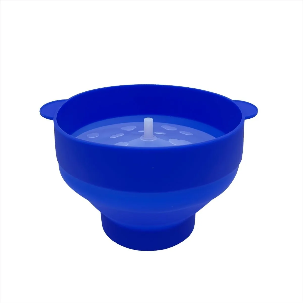 Microwaveable Silicone Popcorn Popper, Microwave Popcorn Popper - Blue
