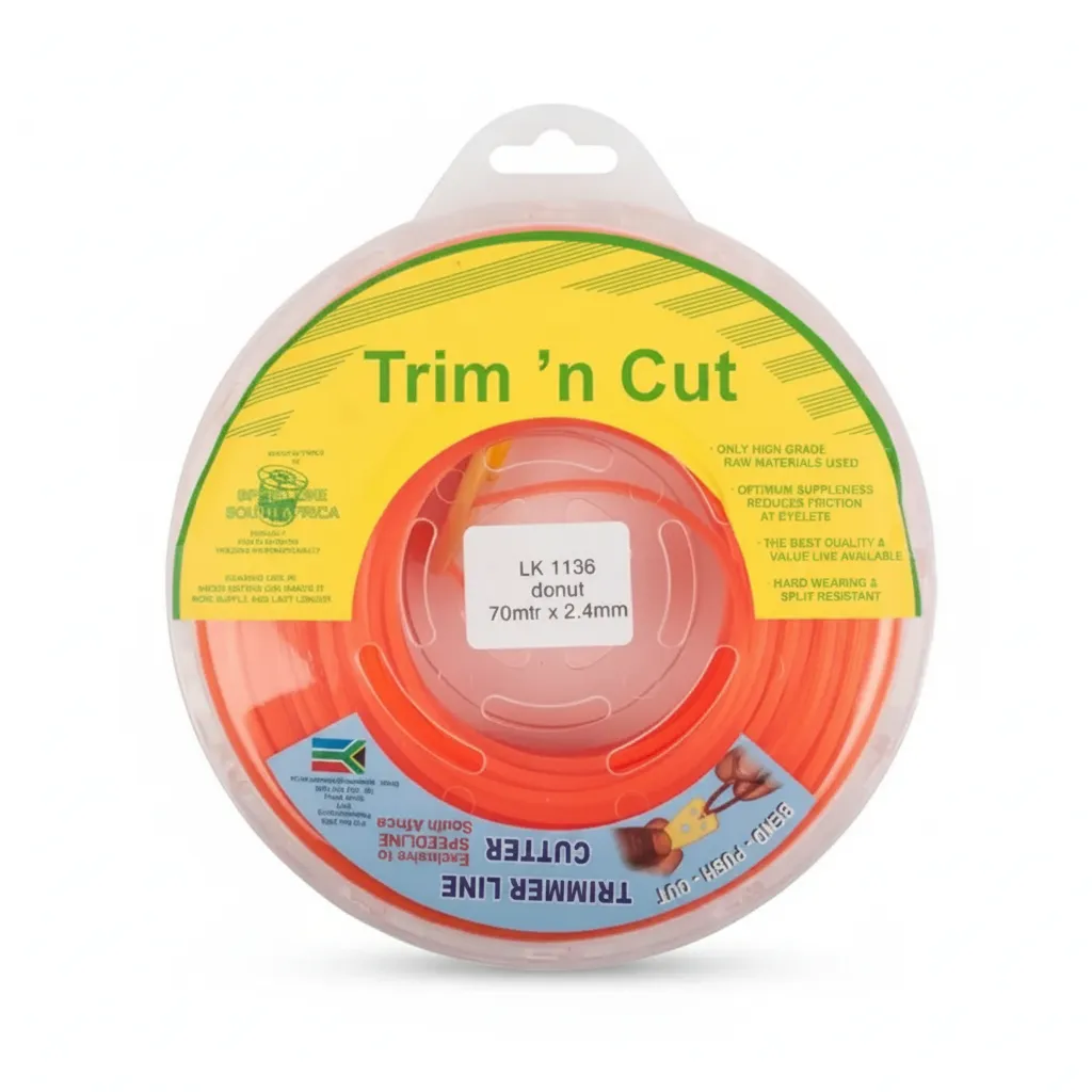 2.4mm Nylon Trimmer Line 70m Donut for Lawn Care