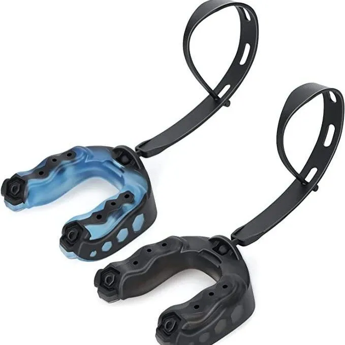 Football Mouth Guard, 2 Pieces guard for Youth and Adults