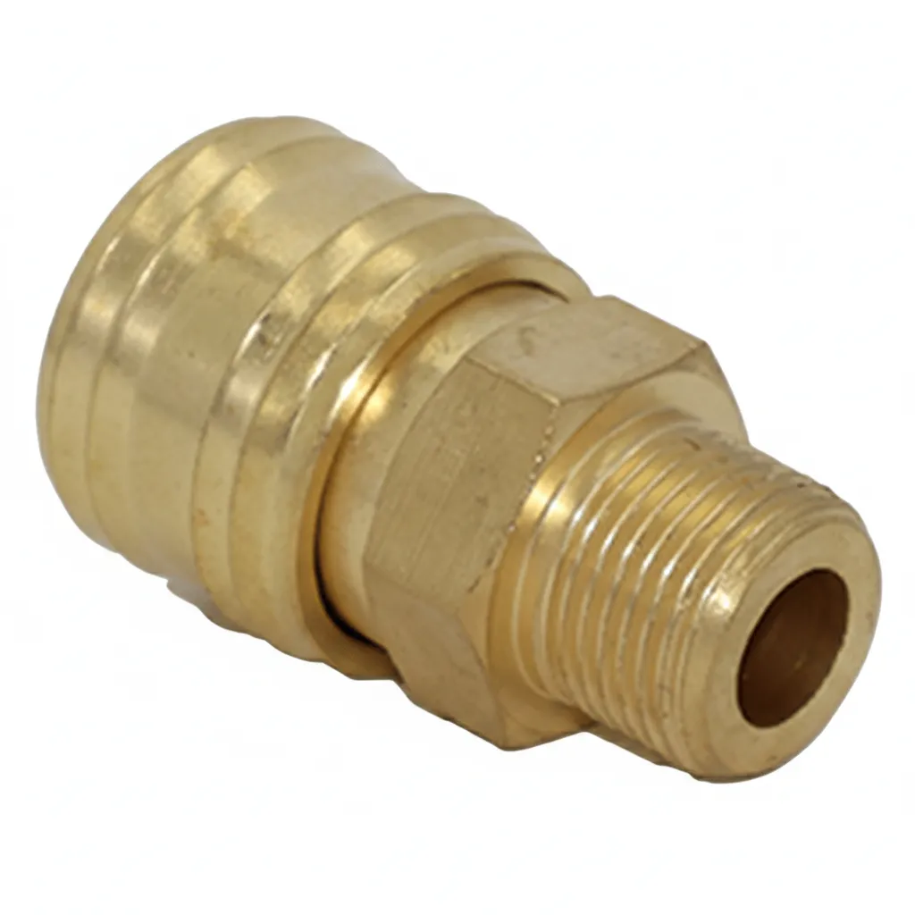Universal 3/8 Inch Male Air Coupler for Quick Hose Connection