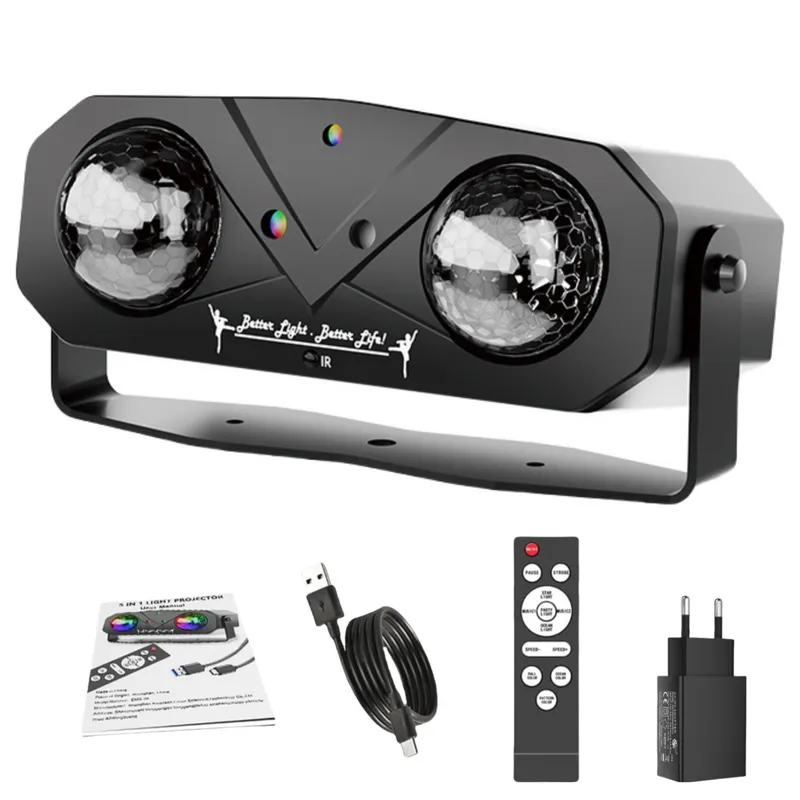 Party Lights DJ Light, Disco Ball Stage Light Star Projector for Club