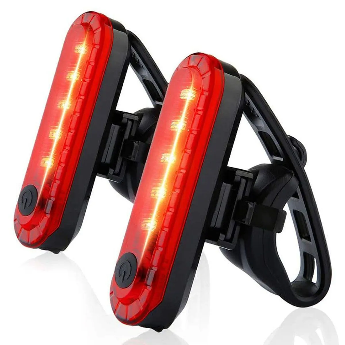 2Pack Rechargeable USB Waterproof Bicycle Light for Adult Kid Night Cycling