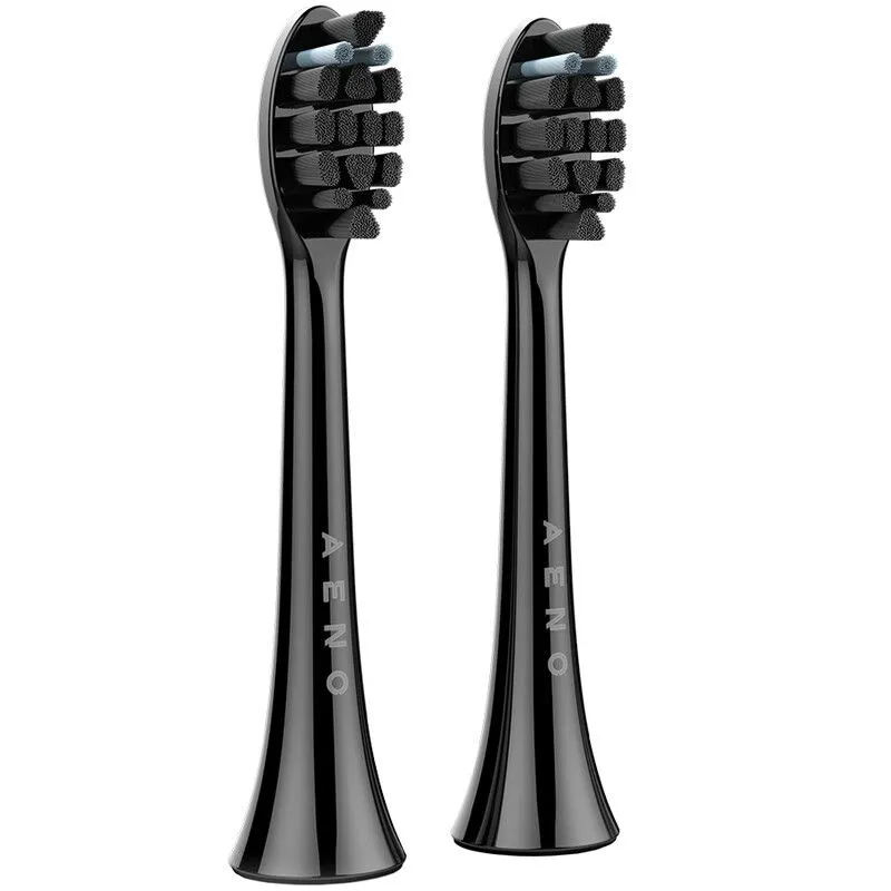 AENO Replacement toothbrush heads, DB4 & DB6,Black