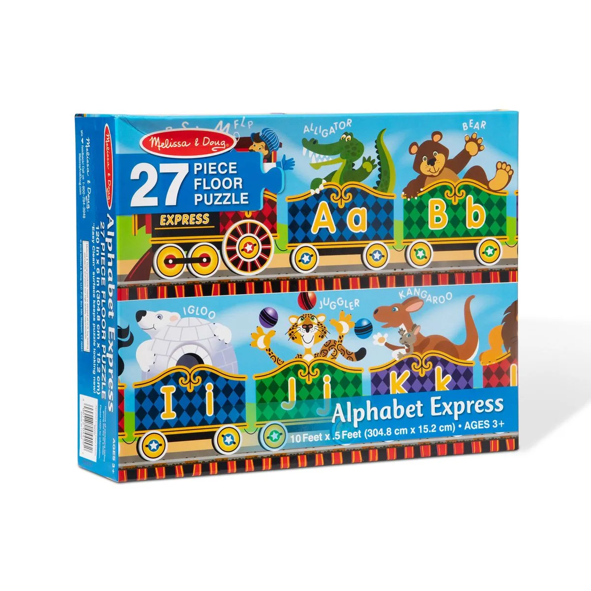 Melissa & Doug Alphabet Express Floor Puzzle - 27 Piece