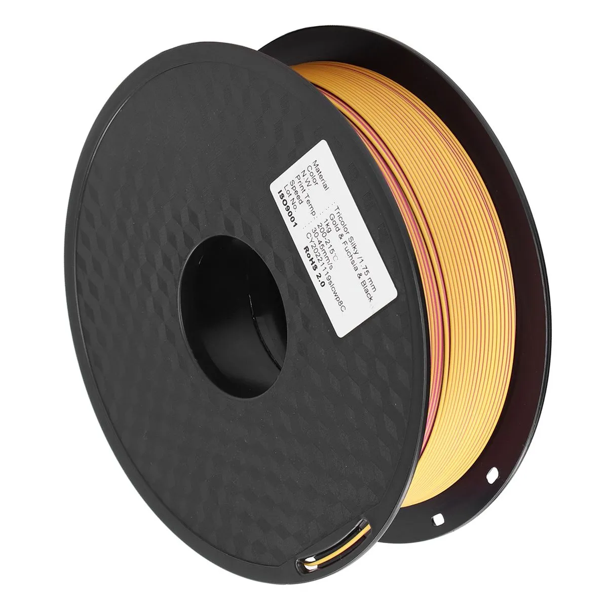 Filament 1.75mm 3D Printing 3Color Gold Black Red