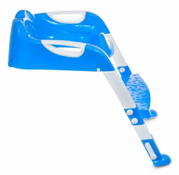 Classic Professional Teddie Children Toilet Ladder - Blue
