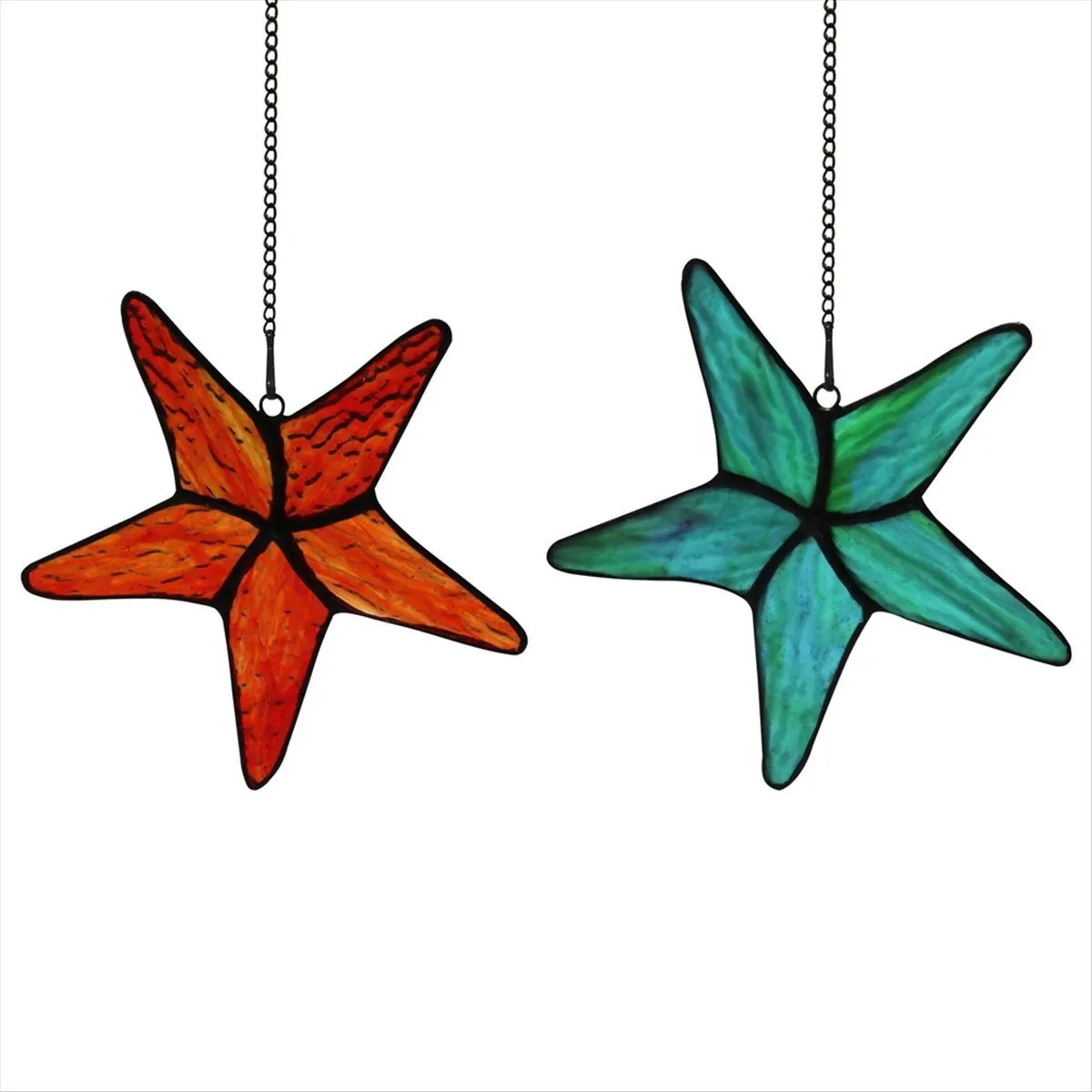 Stained Acrylic Window Hanging Starfish Decor, for Window, Wall Decor