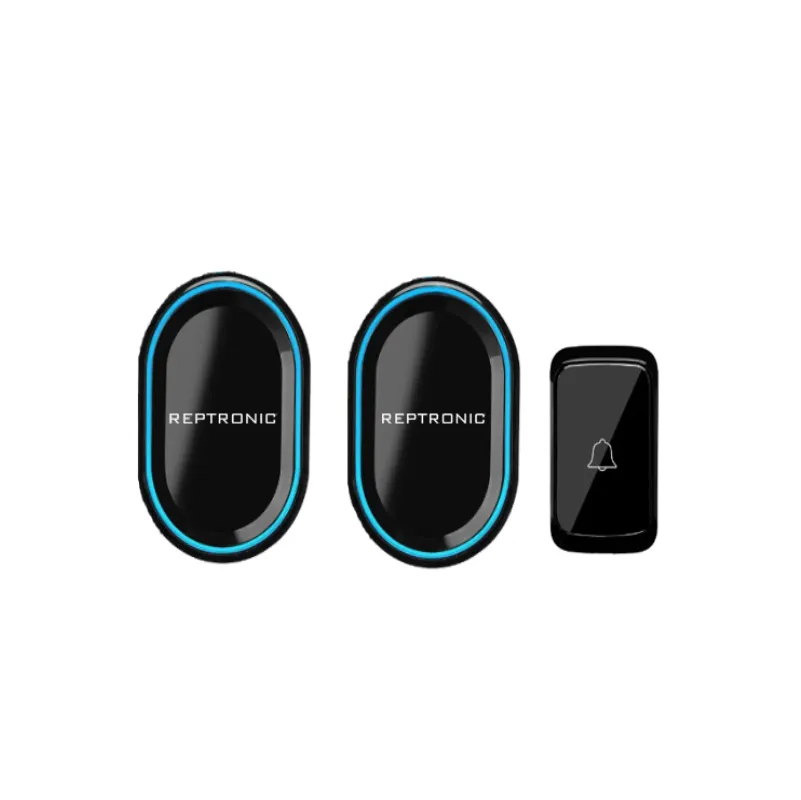 Reptronic DIY Wireless Doorbell RTDB10- 2R 1B - Black