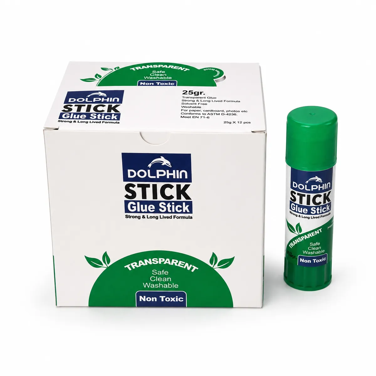 12PCS 25g Glue Sticks 100×110mm for School, Office, Crafts & Students