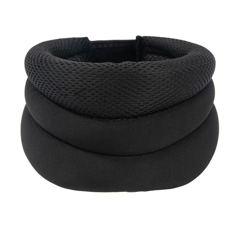 Three section neck brace and anti bowing neck cover 1 piece