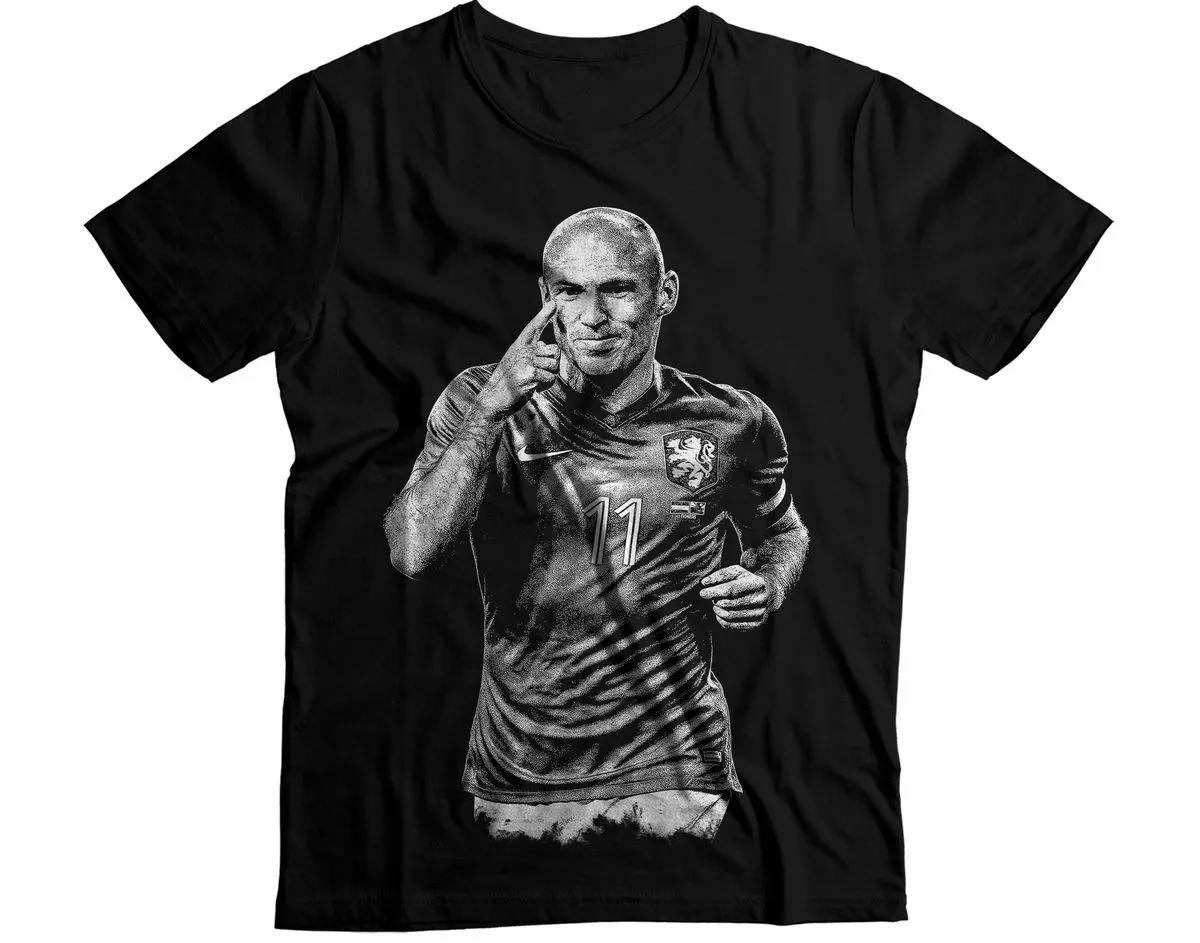 Arjen Robben Netherlands National Team Graphic T-Shirt