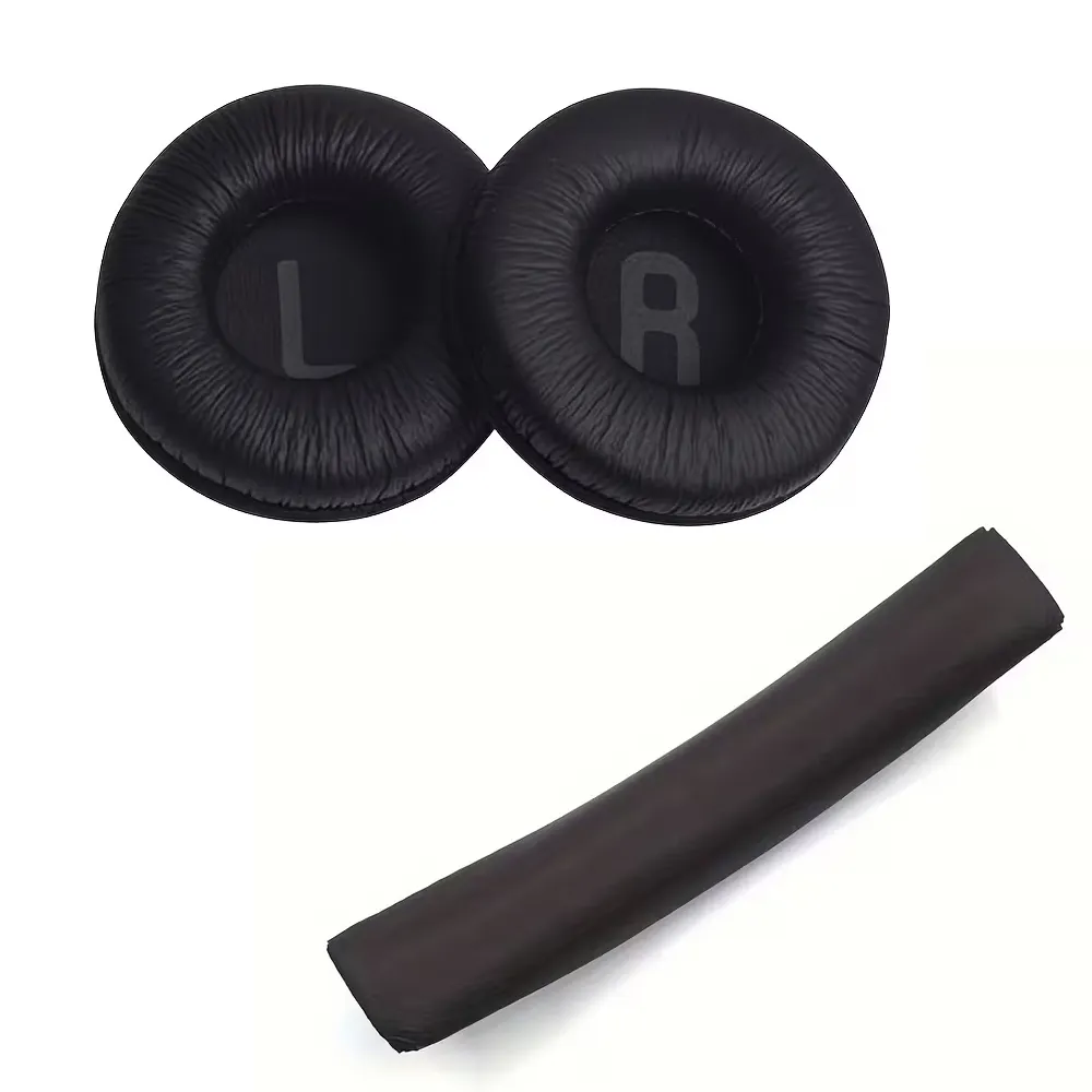 Headphone Revival Set compatible with JBL T500BT, T450 and 510BT Headphones - Black