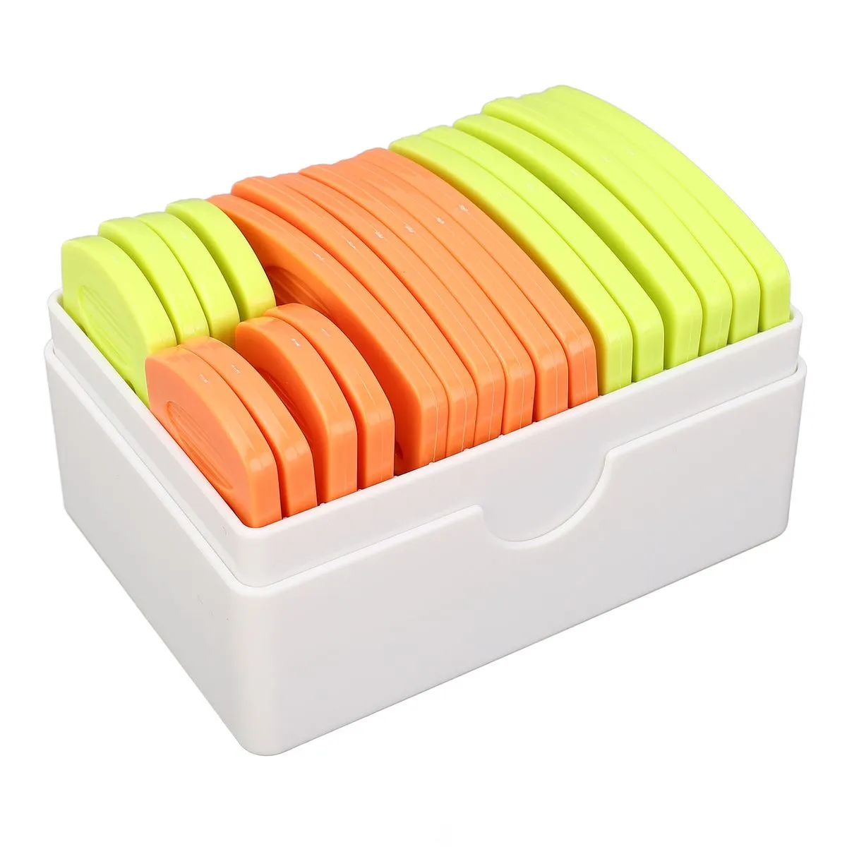 Knitting Crochet Sewing Comb Set Orange Yellow