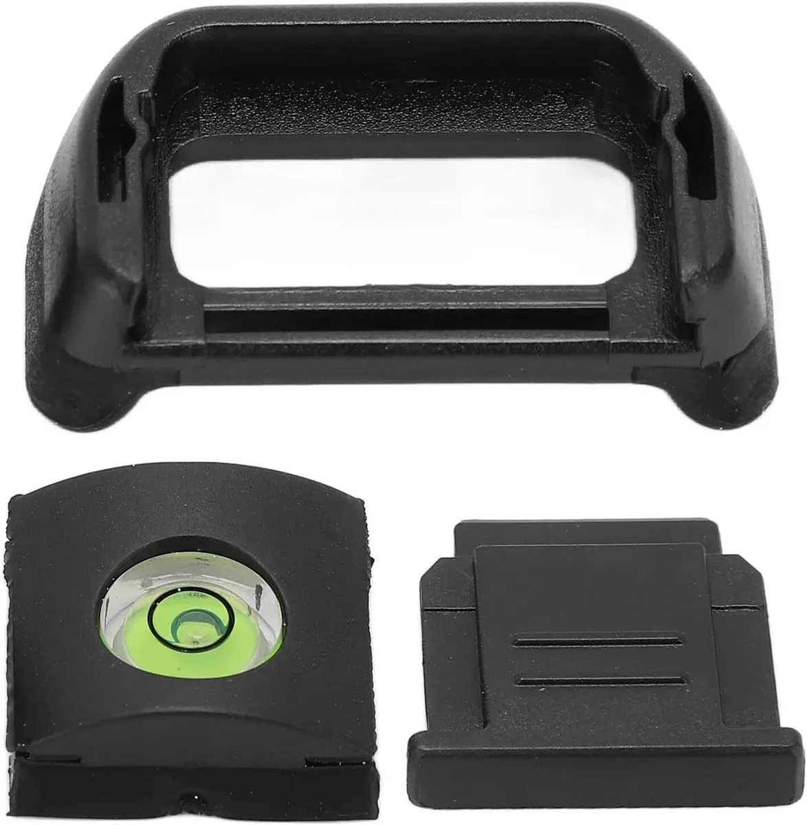 Viewfinder Eyecup Kit, Lightweight Plastic Rubber, Black - Protects