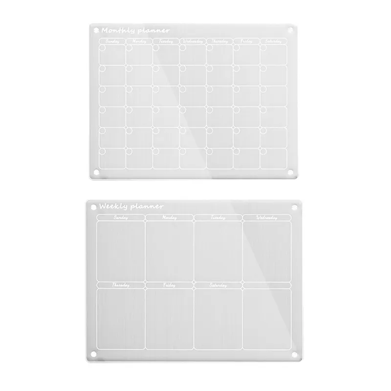 Magnetic Acrylic Calendar for Fridge Erase Board Calendar for Fridge