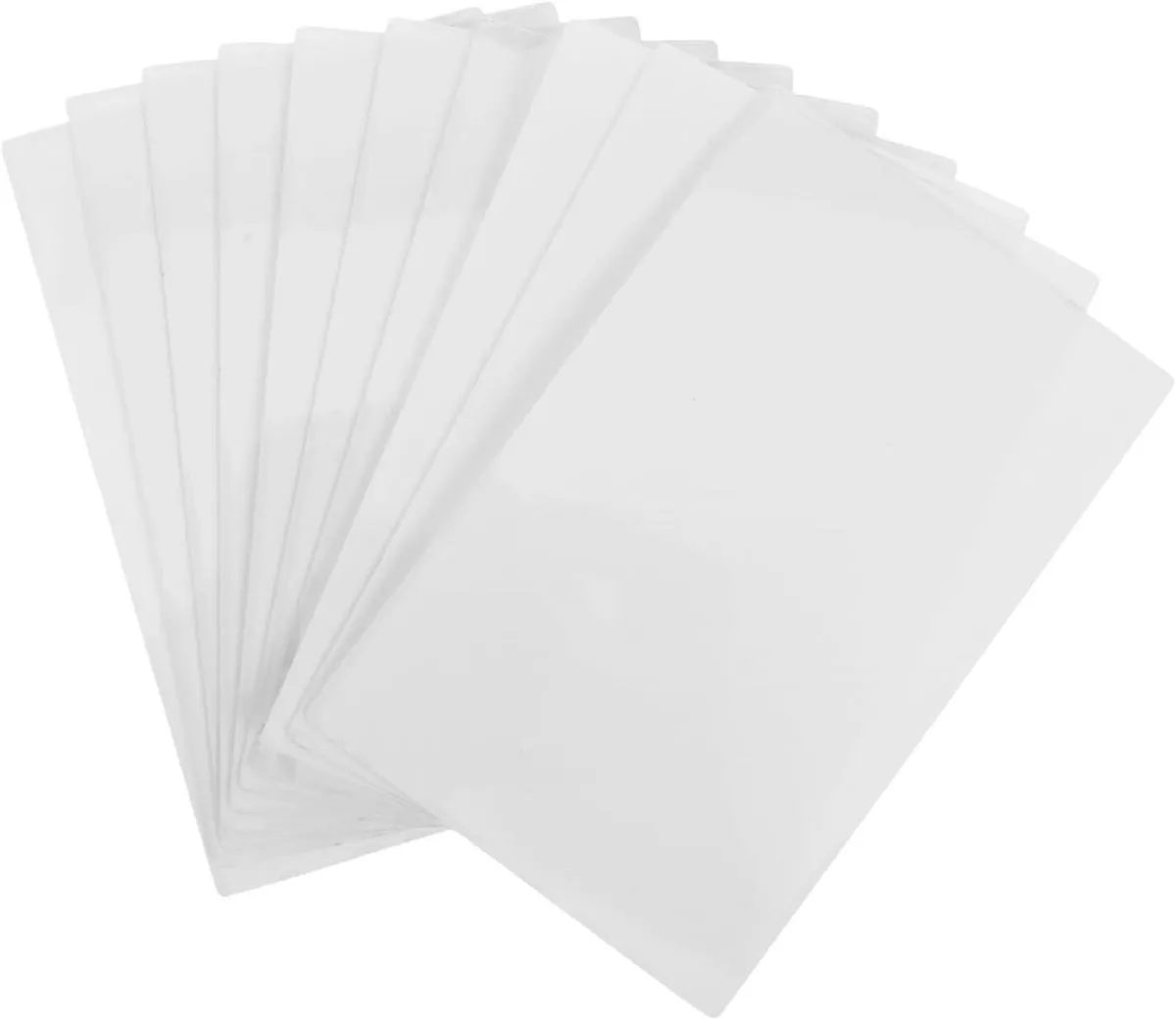 10 Pcs Fade Resistant Heat Transfer Business Card Blanks for Printing Dual