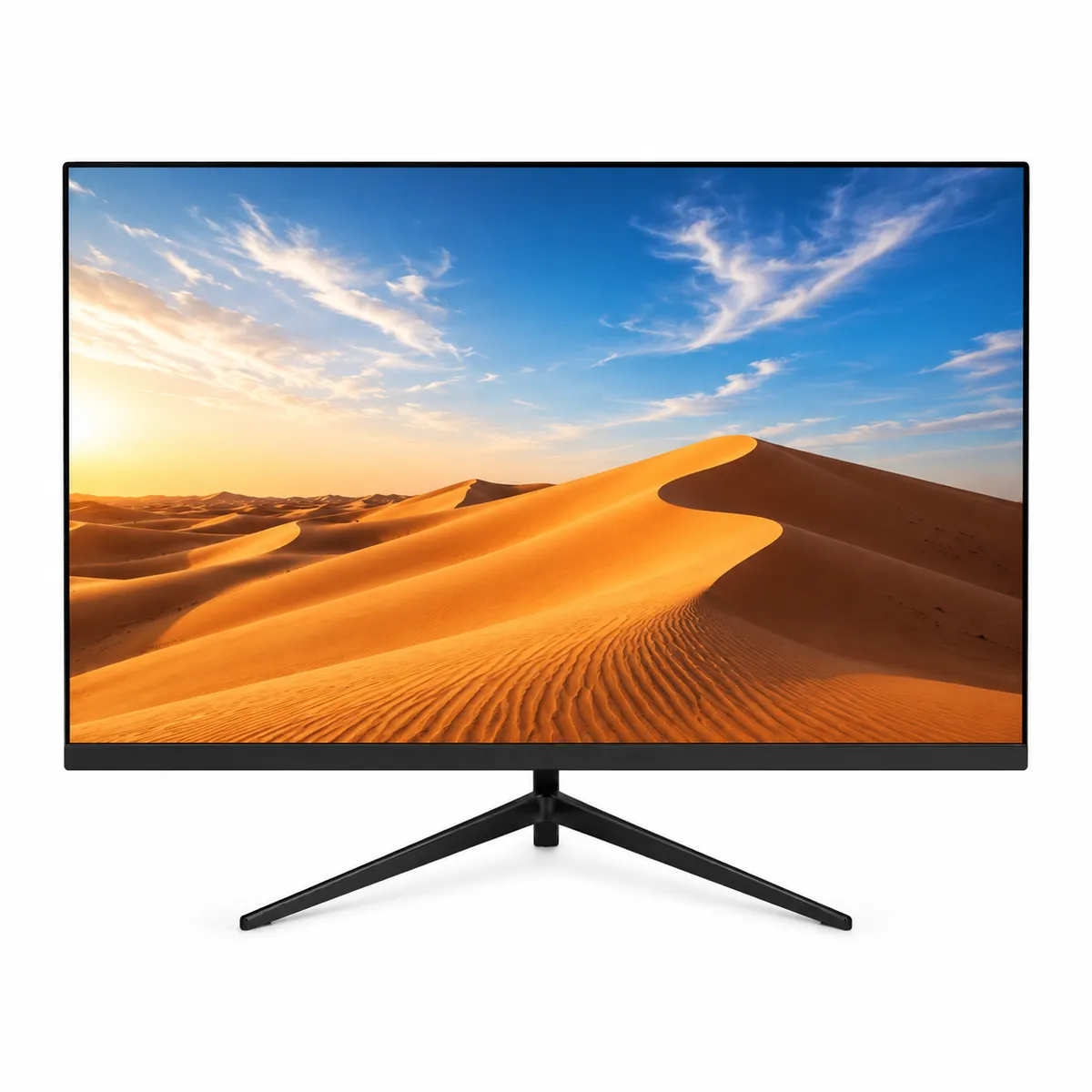 24 Inch FHD 1080P Monitor 100Hz VGA HDMI Gaming Office Display Monitor - Black, Blue