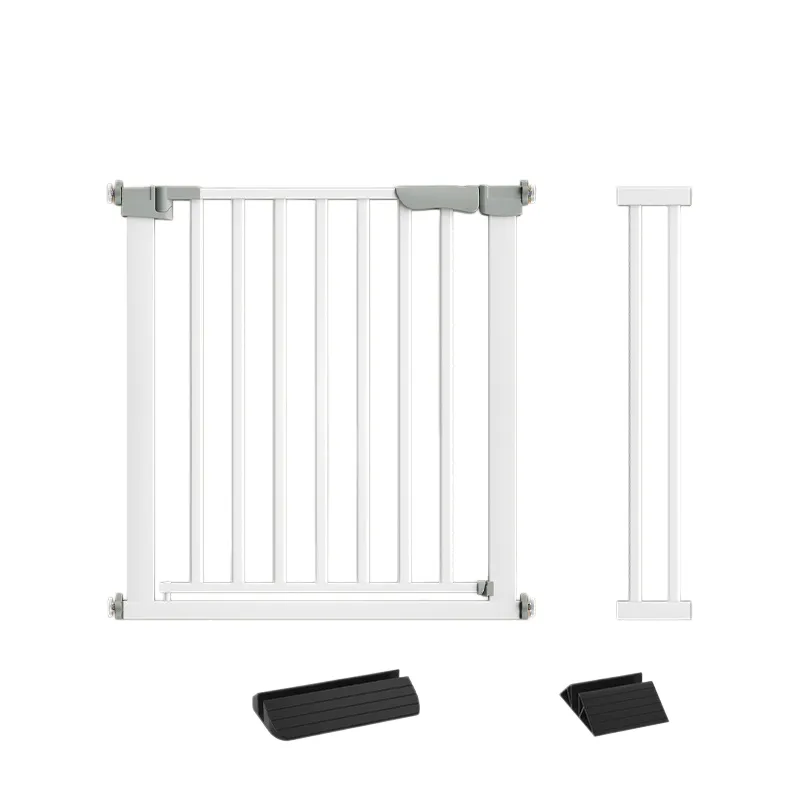 Baby Safety Gate, No-Drill, 180 Auto-Close, Anti-Kick Pedal, 75-96cm