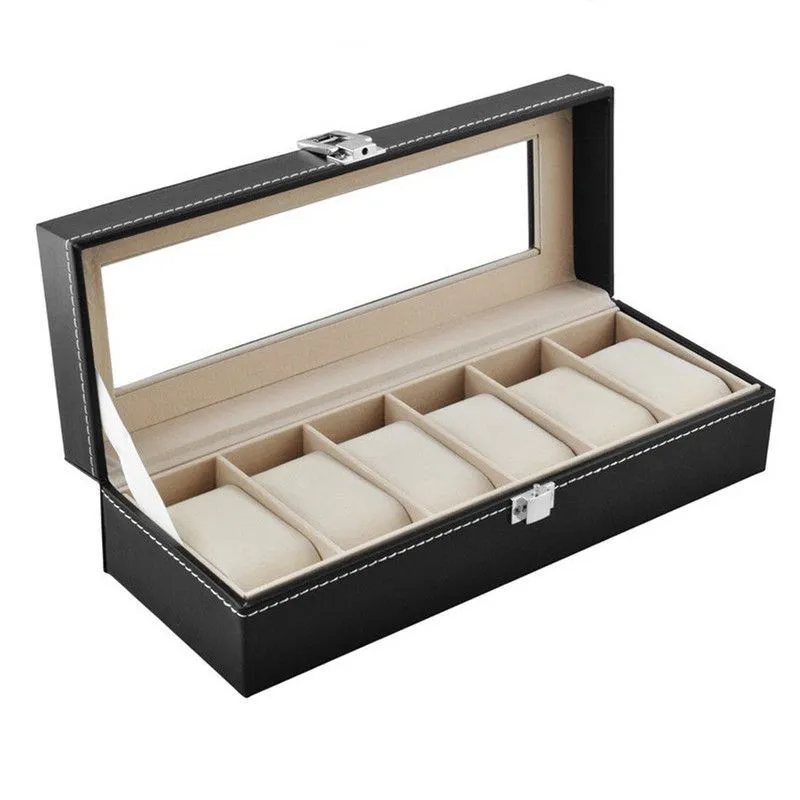 Leather Watch Box Organizer