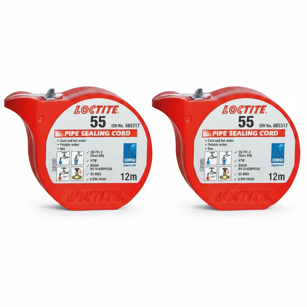Loctite Pipe Sealing Cord 5m - 2 Pack