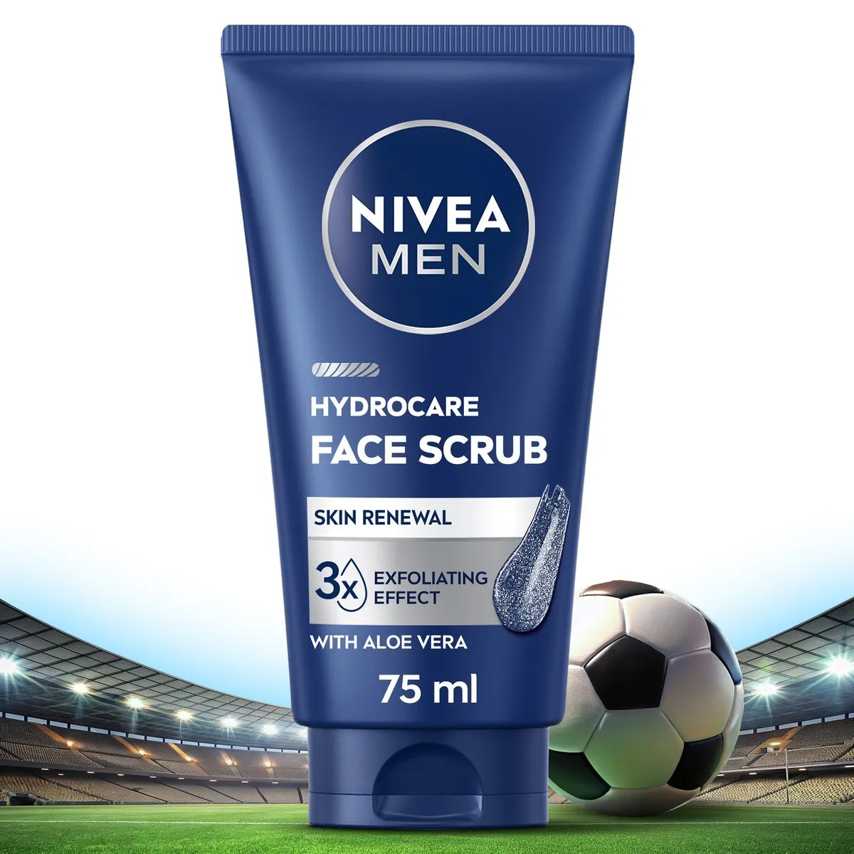 NIVEA MEN Hydrocare Face Scrub Aloe Vera, 75ml