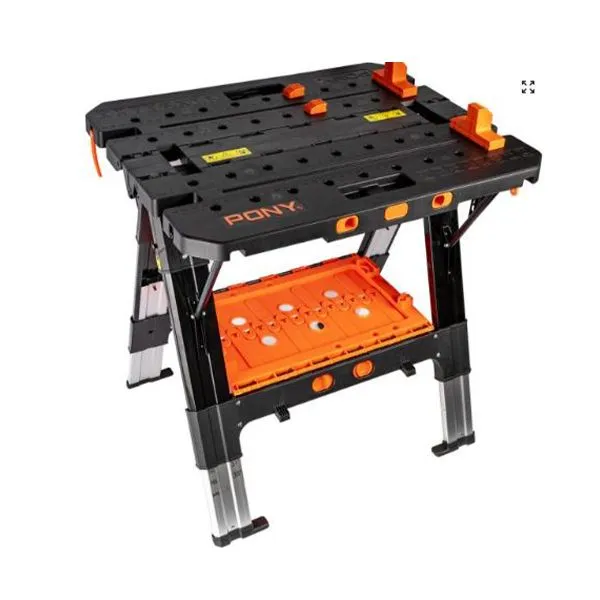 Pony Work Table and Sawhorse with 4 PC Bench Dogs