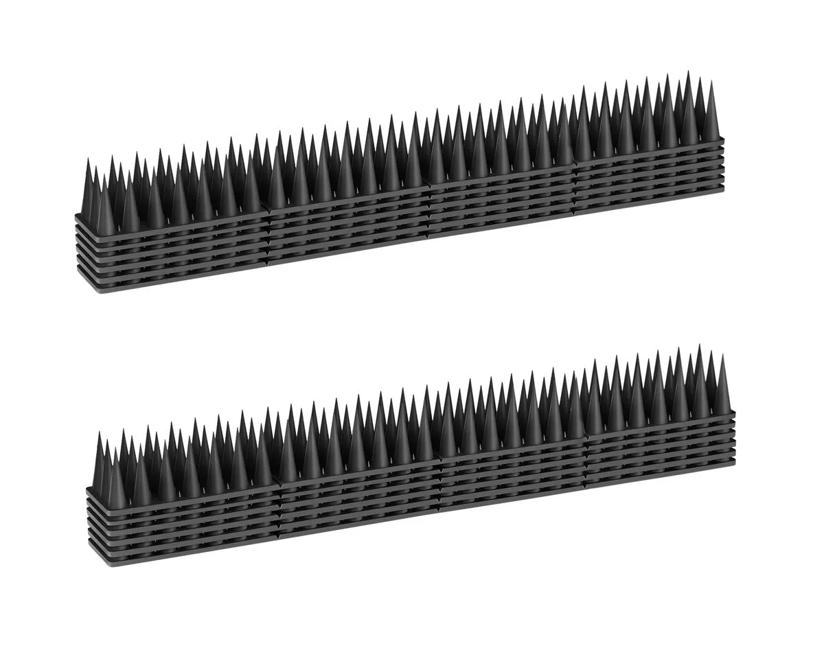 Bird and Pest Spikes - Set of 12 - Black