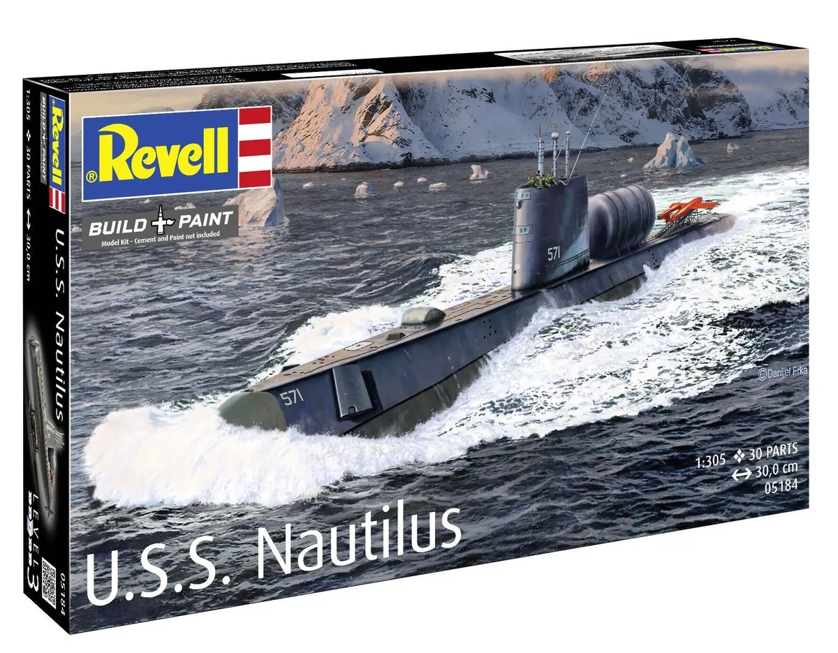 Revell 1/305 USS Nautilus Plastic Model Kit