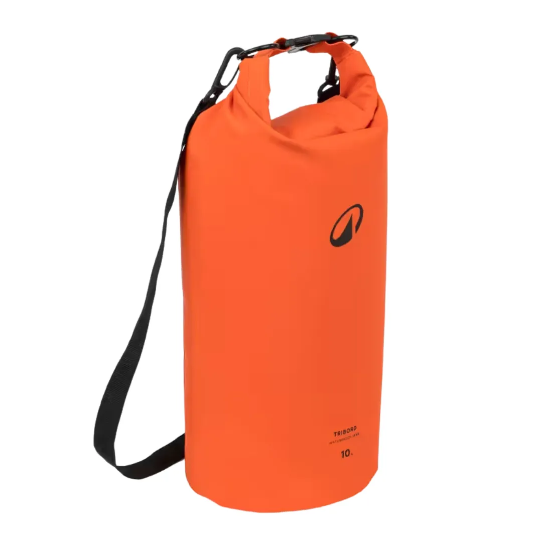 Tribord Waterproof Bag IPX6 (Ideal for SUP / Kayaking) - 10L - Orange