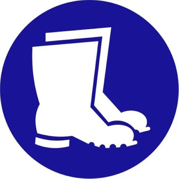 Foot & Leg Protection Sign 290 x 290mm MV6