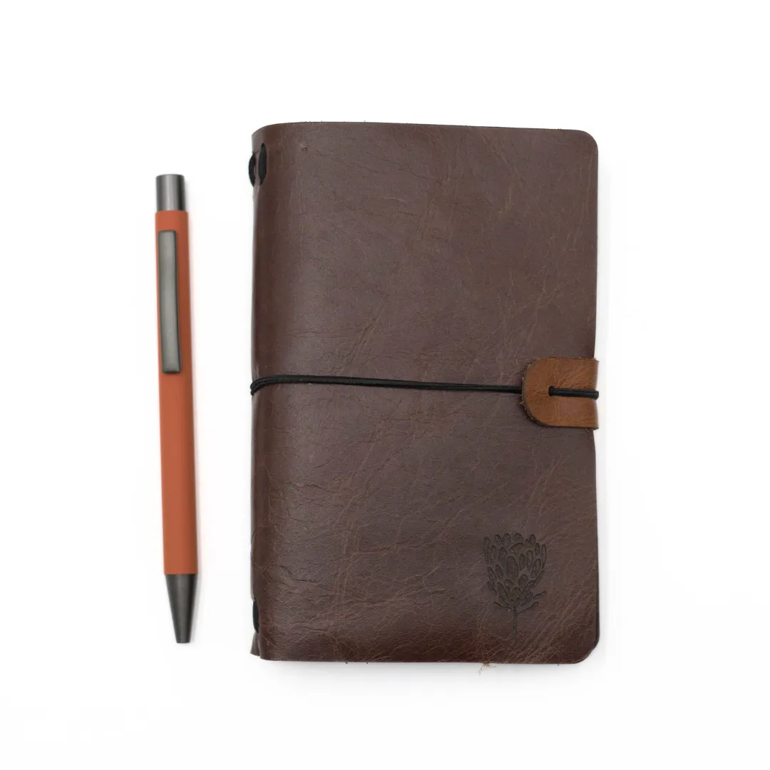 The Papery - Rustik Genuine Leather A6 Journal - Locally Manufactured in SA