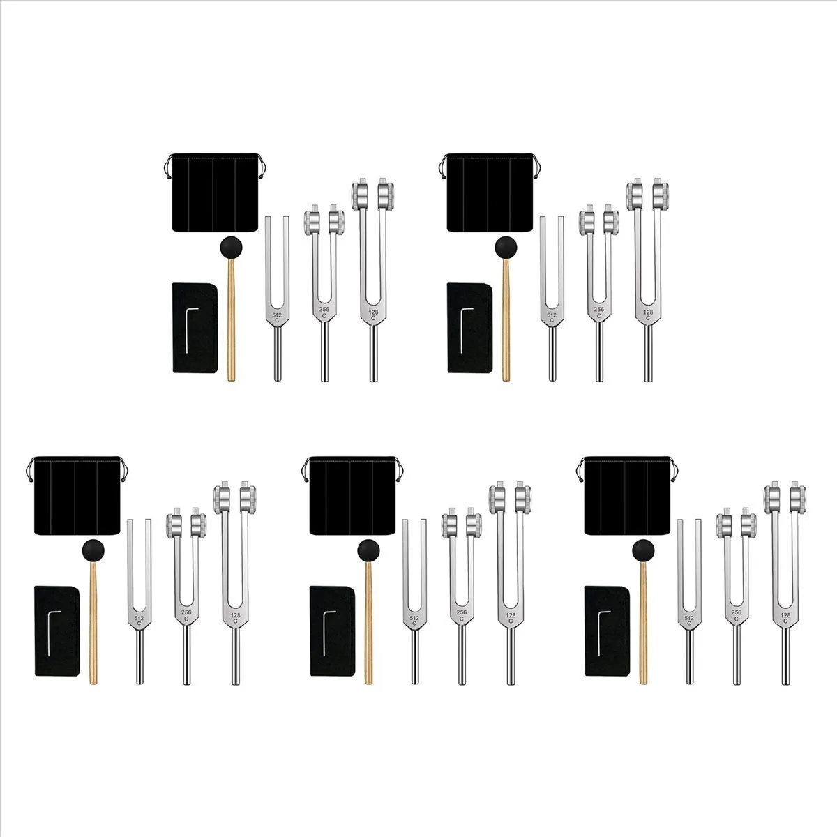 Tuning Forks Set-128 Hz 256 Hz 512Hz Tuning Forks Perfect For Healing