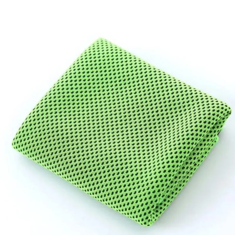 Ice Cooling Fitness and Hiking Towel - Light Green