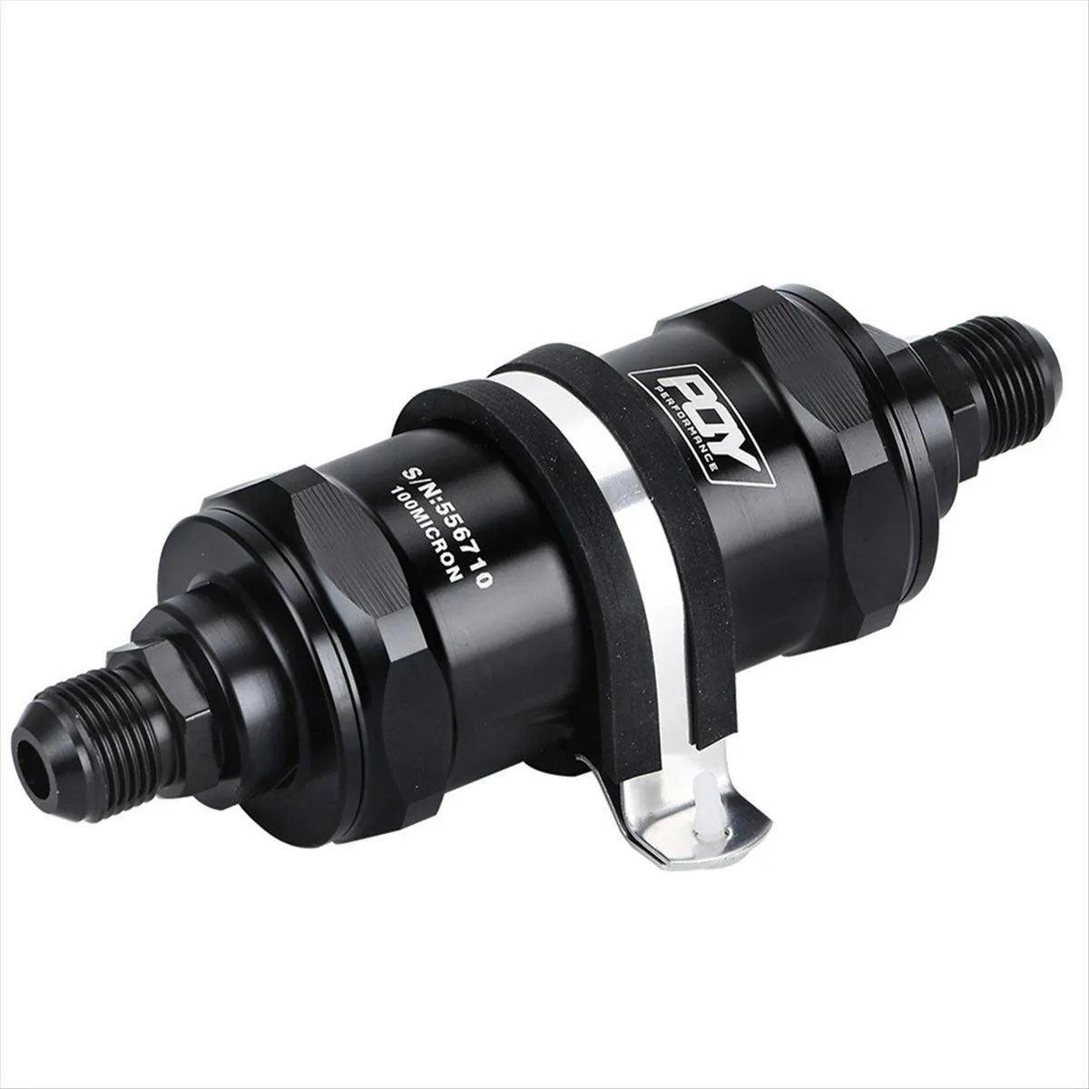 Universal Filter Black An10 Inline Fuel Filter