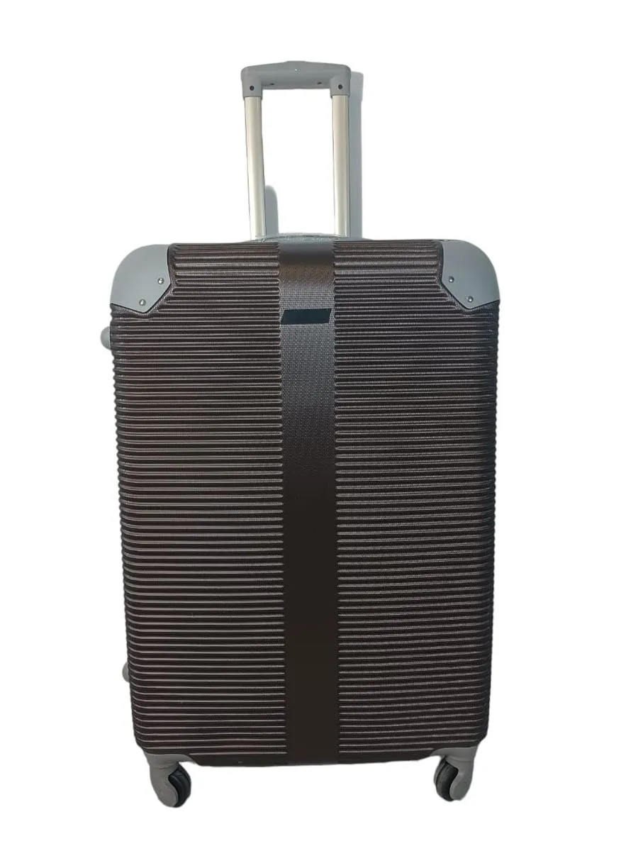 Smte - 1 Piece Hard Outer Shell Luggage Set - Brown