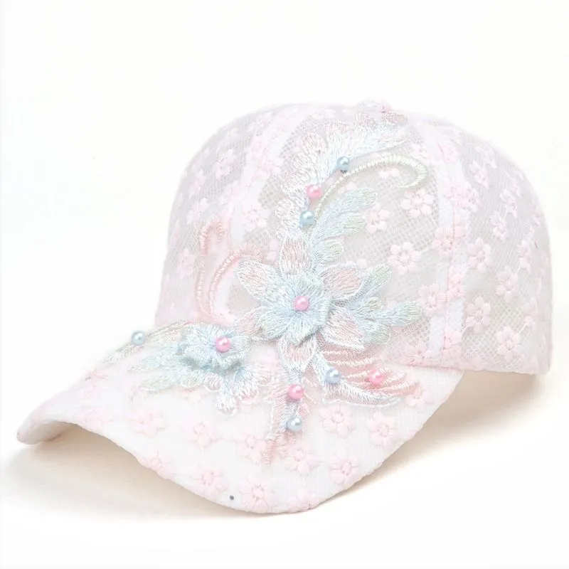 Ladies' Baseball Cap Sunscreen Sunshade Hat Rebound Cap - Pink